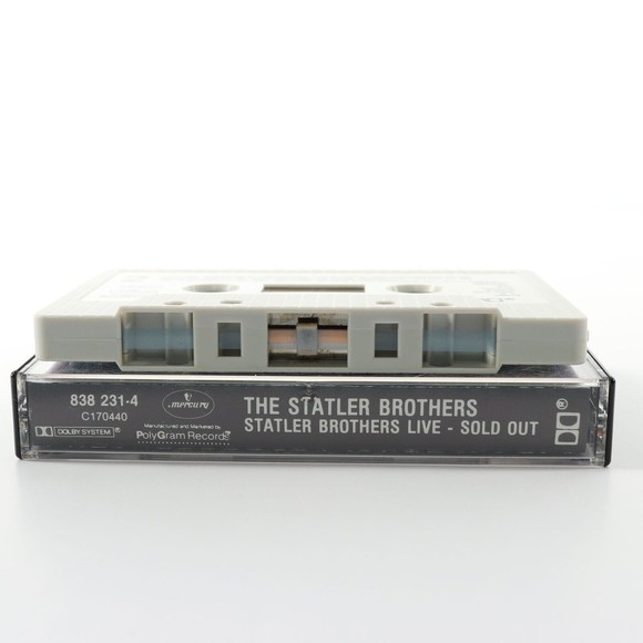 The Statler Brothers Live - Sold Out (Cassette Tape, 1989, Mercury) 838 231-4 - Picture 3 of 5